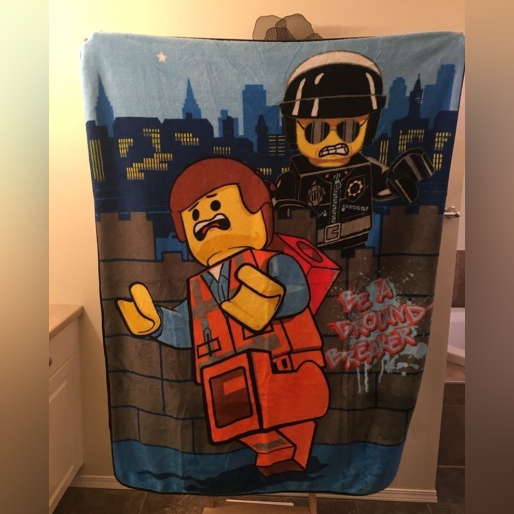 The Lego Movie Plush Blanket
- 3 1/2' x 5'